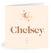 Geboortekaartje naam Chelsey m1