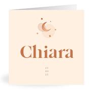 Geboortekaartje naam Chiara m1