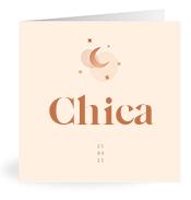 Geboortekaartje naam Chica m1