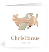 Geboortekaartje naam Christianus j1