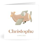 Geboortekaartje naam Christophe j1