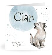 Geboortekaartje naam Cian j4