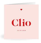 Geboortekaartje naam Clio m3