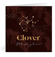 Geboortekaartje naam Clover u3