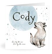 Geboortekaartje naam Cody j4