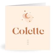 Geboortekaartje naam Colette m1