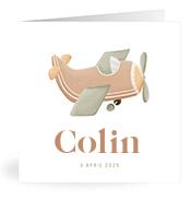Geboortekaartje naam Colin j1