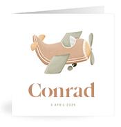 Geboortekaartje naam Conrad j1