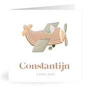 Geboortekaartje naam Constantijn j1