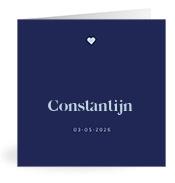 Geboortekaartje naam Constantijn j3