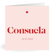Geboortekaartje naam Consuela m3