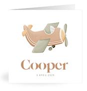 Geboortekaartje naam Cooper j1