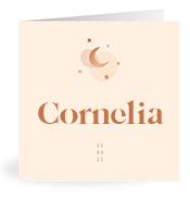Geboortekaartje naam Cornelia m1