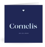 Geboortekaartje naam Cornelis j3