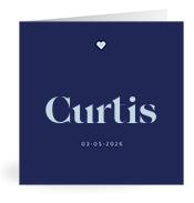 Geboortekaartje naam Curtis j3