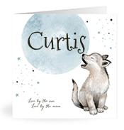 Geboortekaartje naam Curtis j4
