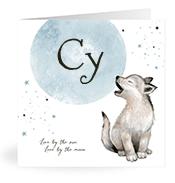 Geboortekaartje naam Cy j4