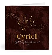Geboortekaartje naam Cyriel u3