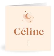 Geboortekaartje naam Céline m1