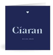 Geboortekaartje naam Cíaran j3