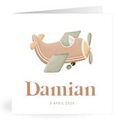 Geboortekaartje naam Damian j1