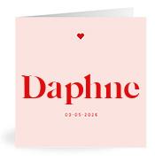 Geboortekaartje naam Daphne m3