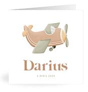 Geboortekaartje naam Darius j1