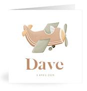 Geboortekaartje naam Dave j1