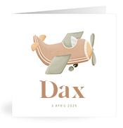Geboortekaartje naam Dax j1