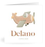 Geboortekaartje naam Delano j1