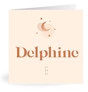 Geboortekaartje naam Delphine m1