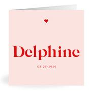 Geboortekaartje naam Delphine m3