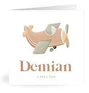 Geboortekaartje naam Demian j1