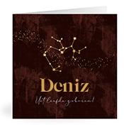 Geboortekaartje naam Deniz u3