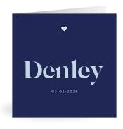 Geboortekaartje naam Denley j3