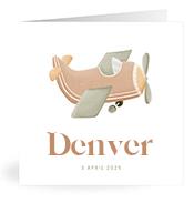 Geboortekaartje naam Denver j1