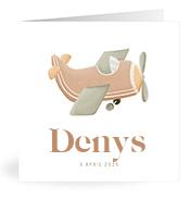 Geboortekaartje naam Denys j1