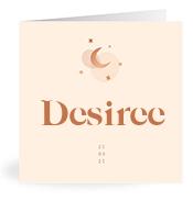 Geboortekaartje naam Desiree m1