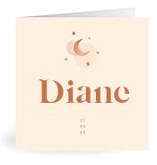 Geboortekaartje naam Diane m1
