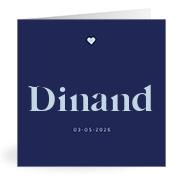 Geboortekaartje naam Dinand j3