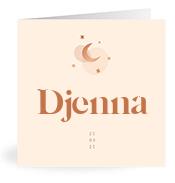 Geboortekaartje naam Djenna m1