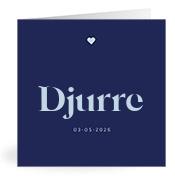 Geboortekaartje naam Djurre j3