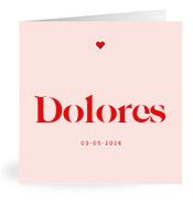 Geboortekaartje naam Dolores m3