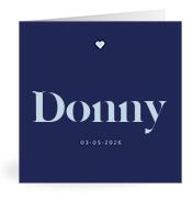 Geboortekaartje naam Donny j3