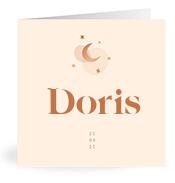 Geboortekaartje naam Doris m1