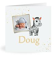 Geboortekaartje naam Doug j2
