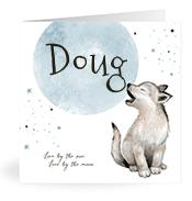 Geboortekaartje naam Doug j4