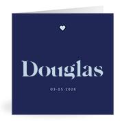 Geboortekaartje naam Douglas j3
