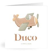 Geboortekaartje naam Duco j1