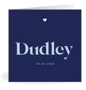 Geboortekaartje naam Dudley j3